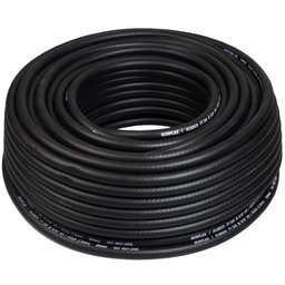 Rolo de Mangueira Trançada PT300 Preta 5/16 Pol. 50 Metros PLASTIC MANGUEIRAS-TD28P5