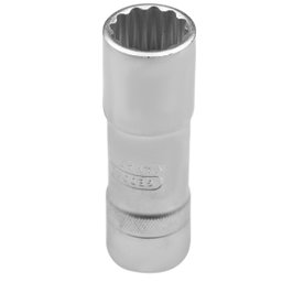 Soquete Estriado Longo 19mm com Encaixe 1/2Pol. GEDORE-D19L-19MM