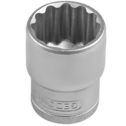 Soquete Estriado 23mm com Encaixe 1/2Pol. GEDORE-SOQC23
