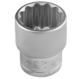Soquete Estriado 25mm com Encaixe 1/2Pol. GEDORE-SOQC25