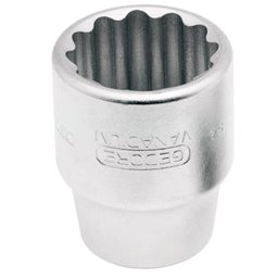 Soquete Estriado 38mm com Encaixe 3/4Pol. GEDORE-D32-38MM