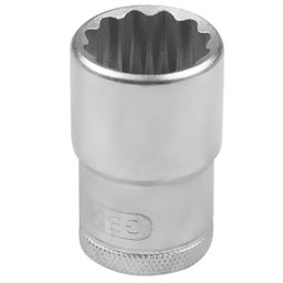 Soquete Estriado Curto 18mm com Encaixe 1/2Pol. GEDORE-D19-18MM