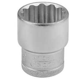 Soquete Estriado Curto 24mm com Encaixe 1/2Pol. GEDORE-D19-24MM