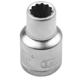 Soquete Estriado Curto 10mm com Encaixe 1/2Pol. GEDORE-D19-10MM