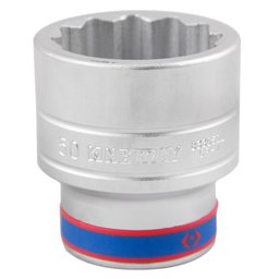 Soquete Estriado Curto de 50mm com Encaixe de 1 Pol. KINGTONY-833050M