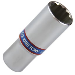 Soquete Estriado Longo 21mm com Encaixe 1/2Pol. KING TONY-423021