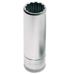 Soquete Estriado Longo 21mm com Encaixe de 1/2 Pol. GEDORE-D19L-21MM