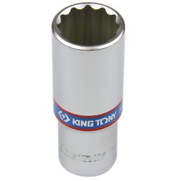 Soquete Estriado Longo 22mm com Encaixe 1/2Pol. KING TONY-423022