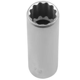 Soquete Estriado Longo 3/4Pol. com Encaixe 1/2Pol. GEDORE-D19L-3/4
