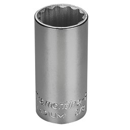 Soquete Estriado Longo Cr-V 13mm com Encaixe de 3/8 Pol. TRAMONTINA PRO-44868113