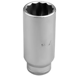 Soquete Estriado Longo 27mm com Encaixe 1/2Pol. GEDORE-D19L-27MM