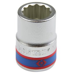 Soquete Estriado 22mm com Encaixe 3/4Pol. KINGTONY-633022