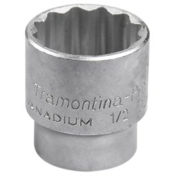 Soquete Estriado 32mm com Encaixe 1/2Pol. TRAMONTINAPRO-44833132