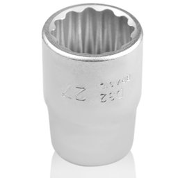 Soquete Estriado 27mm com Encaixe 3/4Pol. GEDORE-D32-27MM