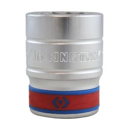 Soquete Estriado Curto 1.3/16Pol. com Encaixe 3/4Pol. KINGTONY- 633038S