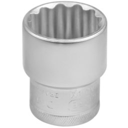 Soquete Estriado Curto 1Pol. com Encaixe 1/2Pol. GEDORE-D19-1