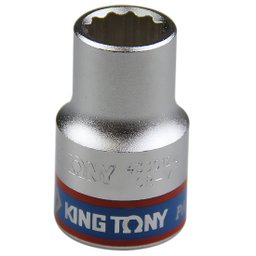 Soquete Estriado 12mm com Encaixe 1/2Pol. KINGTONY-433012