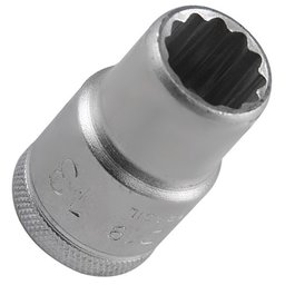 Soquete Estriado 13mm com Encaixe 1/2Pol. GEDORE-D19-13MM