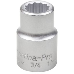 Soquete Estriado de 17mm com Encaixe de 3/4 Pol. TRAMONTINA PRO-44853117