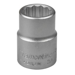 Soquete Estriado de 22mm com Encaixe de 3/4 Pol. TRAMONTINA PRO-44853122