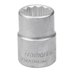 Soquete Estriado 23mm com Encaixe 3/4Pol. TRAMONTINA PRO-44853123