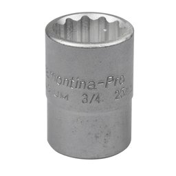 Soquete Estriado 25mm com Encaixe 3/4Pol. TRAMONTINA PRO-44853125