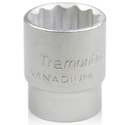 Soquete Estriado de 26mm com Encaixe de 1/2 Pol. TRAMONTINAPRO-44833126