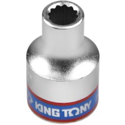 Soquete Estriado 8mm com Encaixe 1/2Pol. KINGTONY-433008