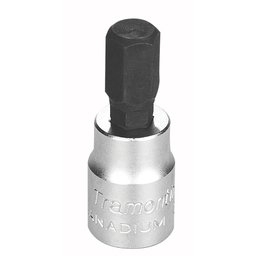 Soquete Ponta Hexagonal Cr-V 08mm com Encaixe 3/8 Pol. TRAMONTINA PRO-44812108