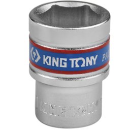 Soquete Sextavado Curto 20mm com Encaixe 1/2Pol. KINGTONY-433520MR
