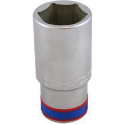Soquete Sextavado Longo 32mm com Encaixe 3/4Pol. KINGTONY-623532M