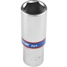 Soquete Sextavado Longo 20mm com Encaixe 1/2Pol. KINGTONY-423520
