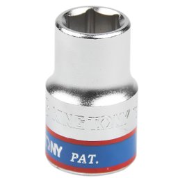 Soquete Sextavado Curto 13mm com Encaixe 1/2 Pol. KINGTONY-433513MR
