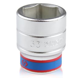 Soquete Sextavado de 33mm com Encaixe de 3/4 Pol. KINGTONY-633533M