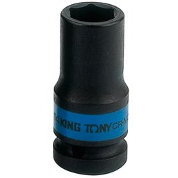 Soquete Sextavado de Impacto Longo com Encaixe de 1/2 Pol. - 17mm KINGTONY-483517M