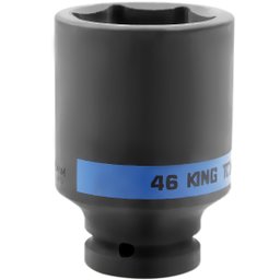 Soquete Sextavado de Impacto Longo 46mm com Encaixe 3/4Pol. KINGTONY-643546MM