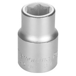 Soquete Sextavado em Cr-V 18mm com Encaixe de 3/4 Pol. TRAMONTINA PRO-44861118