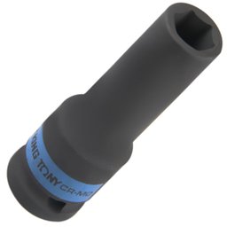 Soquete de Impacto Extra Longo 12mm com Encaixe de 1/2Pol. KINGTONY-443512M