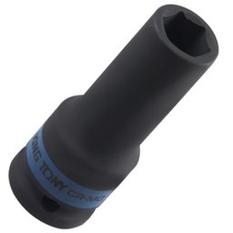Soquete de Impacto Extra Longo 15mm com Encaixe 1/2Pol. KINGTONY-443515M
