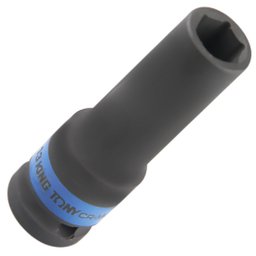 Soquete de Impacto Sextavado Extra Longo com Encaixe de 1/2 Pol. - 13 mm KINGTONY-443513M