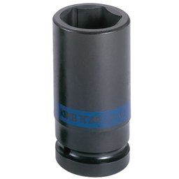 Soquete de Impacto Sextavado Longo Cr-Mo 34mm com Encaixe de 3/4 Pol. KINGTONY-643534M