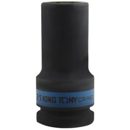Soquete Sextavado de Impacto Longo 21mm com Encaixe 3/4Pol. KINGTONY-643521M