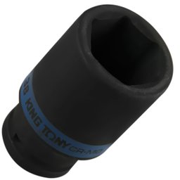 Soquete de Impacto Sextavado Longo com Encaixe de 3/4 Pol. de 38 mm KINGTONY-643538