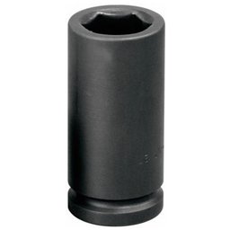 Soquete de Impacto Sextavado Longo de 27mm com Encaixe de 3/4 Pol. GEDORE-020109