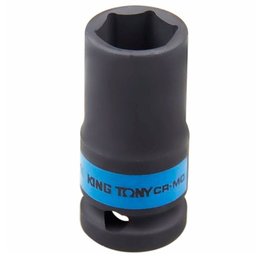 Soquete de Impacto Sextavado Longo de 29mm com Encaixe de 3/4 Pol. KINGTONY-643529M