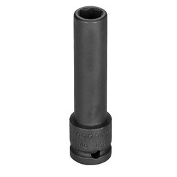 Soquete de Impacto Sextavado Longo em Cr-Mo 08mm com Encaixe de 1/4 Pol. TRAMONTINA PRO-44883108
