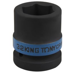 Soquete de Impacto Sextavado 32mm com Encaixe de 1 Pol. KINGTONY-853532M