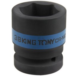 Soquete de Impacto Sextavado 38mm com Encaixe de 1 Pol. KINGTONY-853538M