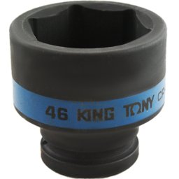 Soquete de Impacto Sextavado 46mm com Encaixe 1 Pol. KINGTONY-853546M