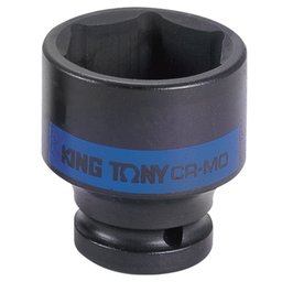 Soquete de Impacto Sextavado de 60mm com Encaixe de 1 Pol. KINGTONY-853560M